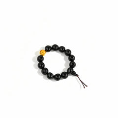 BodhiPulse Original Intention Single-Strand Soapberry Bracelet, a return to primal clarity and tranquility through natural, hand-polished beads.